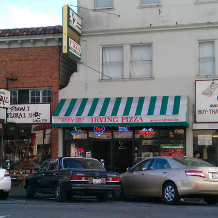 Irving Pizza about